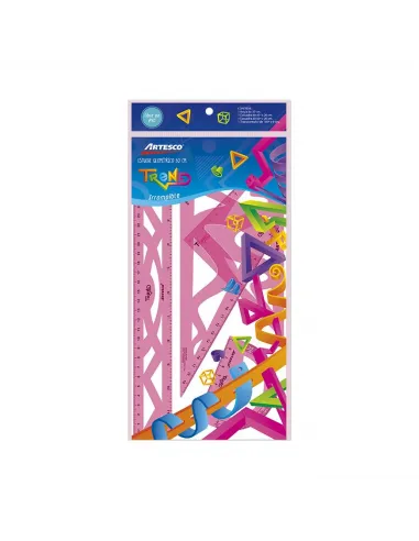 JUEGO ARTESCO GEOMETRICO 30CM IRROMPIBLE TREND