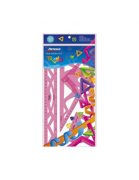 JUEGO ARTESCO GEOMETRICO 30CM IRROMPIBLE TREND
