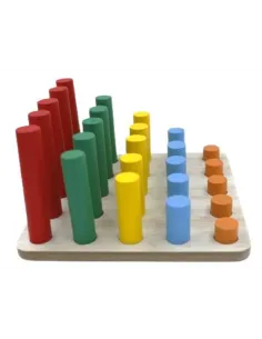 JUEGO DIDACTICO PASSOLA ENSARTAR 15X15X0.8CM