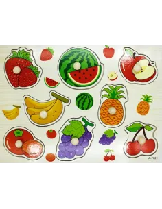 JUEGO DIDACTICO PASSOLA ROMPECABEZAS FRUTAS 30X22.5X0.6CM