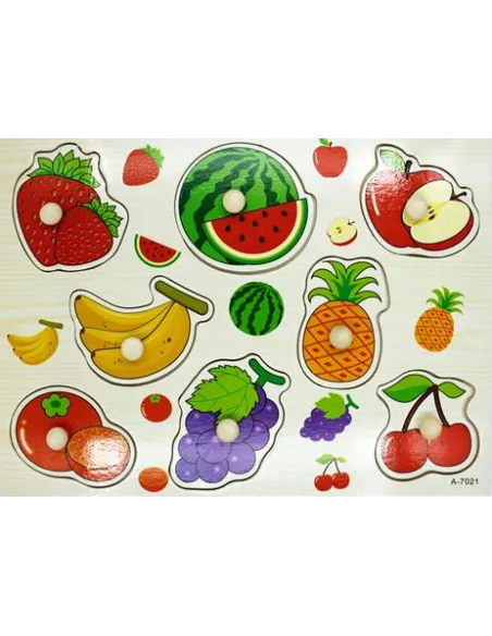JUEGO DIDACTICO PASSOLA ROMPECABEZAS FRUTAS 30X22.5X0.6CM