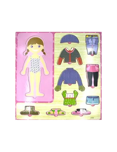 JUEGO DIDACTICO PASSOLA ROMPECABEZA NIÑO/NIÑA 30X30X0.6CM