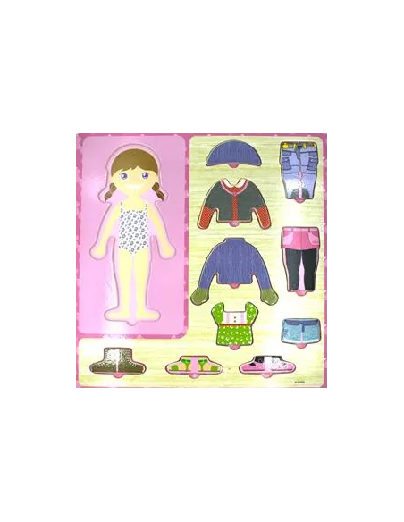 JUEGO DIDACTICO PASSOLA ROMPECABEZA NIÑO/NIÑA 30X30X0.6CM