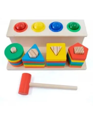 JUEGO DIDACTICO PASSOLA 4 FIG. GEOMETRICAS 23.3X14.5X7CM