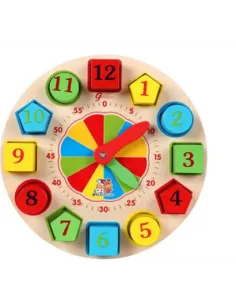 JUEGO DIDACTICO PASSOLA ROMPECABEZAS RELOJ 12X12CM