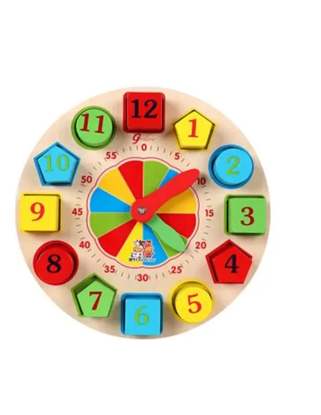 JUEGO DIDACTICO PASSOLA ROMPECABEZAS RELOJ 12X12CM