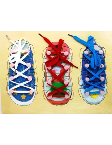 JUEGO DIDACTICO PASSOLA ENHEBRAR ZAPATO