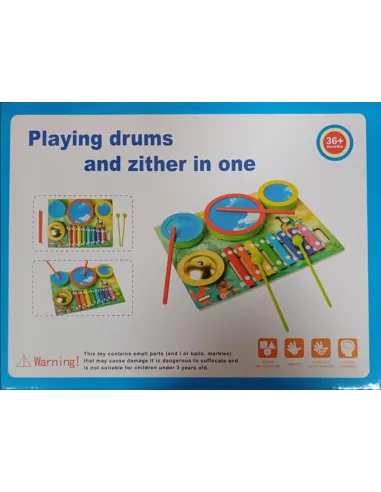 JUEGO DIDACTICO TAMBOR  XILOFONO REF. TT-195