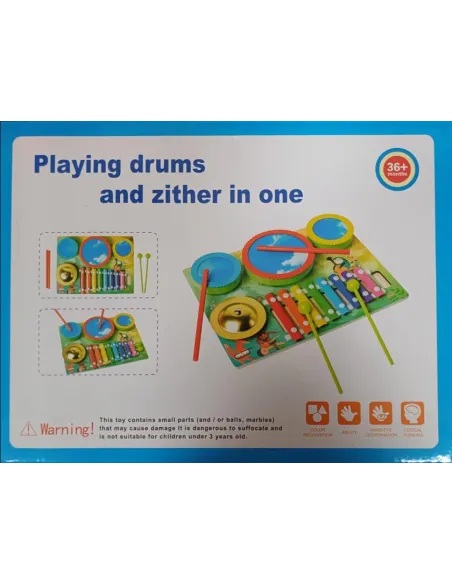 JUEGO DIDACTICO TAMBOR  XILOFONO REF. TT-195