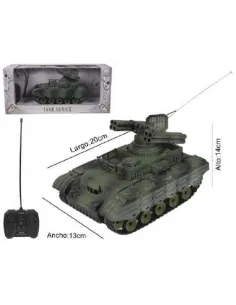JUGUETE CARRO TANK MILITAR C/CONTROL REF. A1599941Q-W