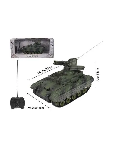 JUGUETE CARRO TANK MILITAR C/CONTROL REF. A1599941Q-W