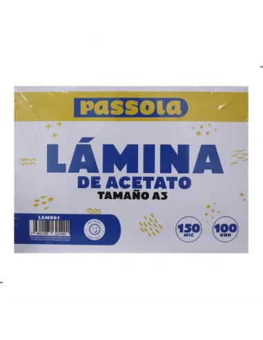 MICA PASSOLA P/PLASTIFICAR A3 150 MIC x 100