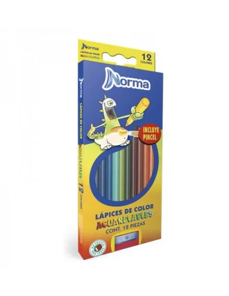 LAPIZ NORMA ACUARELABLE X12 COLOR [532972]