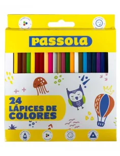 LAPIZ PASSOLA TRIANGULAR 3MM X 24COL