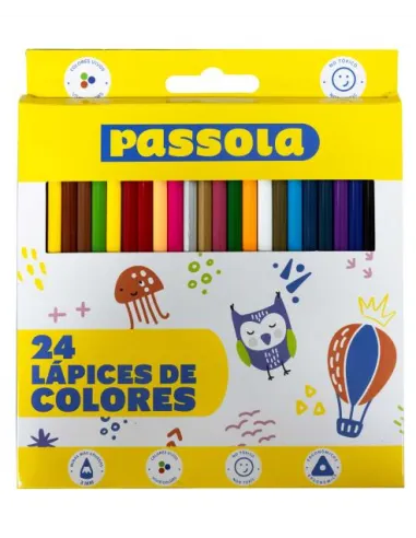 LAPIZ PASSOLA TRIANGULAR 3MM X 24COL