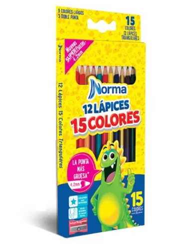 LAPIZ NORMA 12/15 COL 4.2MM C/SACAP (950622)