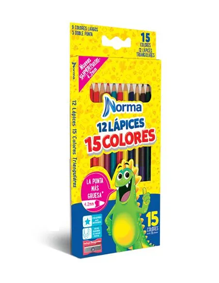 LAPIZ NORMA 12/15 COL 4.2MM C/SACAP (950622)