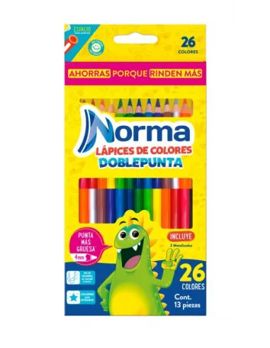 LAPIZ NORMA DOBLE COLOR X13 - 584206-555802