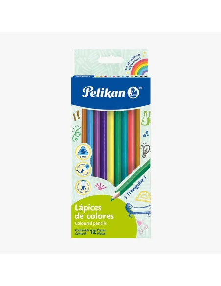 LAPIZ PELIKAN TRIANG. LARGO X 12 COL