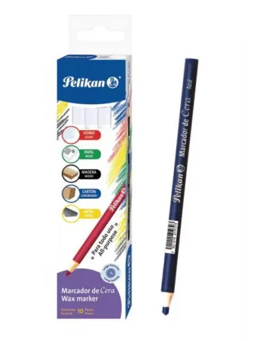 LAPIZ PELIKAN MARCATODO AZUL PTA. CERA