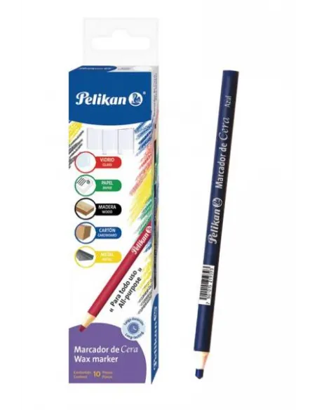 LAPIZ PELIKAN MARCATODO AZUL PTA. CERA