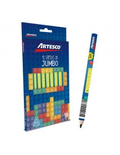 LAPIZ ARTESCO TRIANG PARVU JUMBO S/BORRADOR (UND)