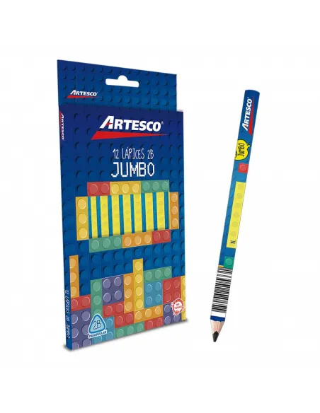 LAPIZ ARTESCO TRIANG PARVU JUMBO S/BORRADOR (UND)