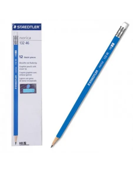 LAPIZ STAEDTLER NORICA HB C/BORRADOR [132-46]