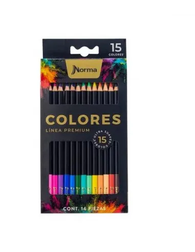 LAPIZ COLOR NORMA PREMIUM X 15 [558858]