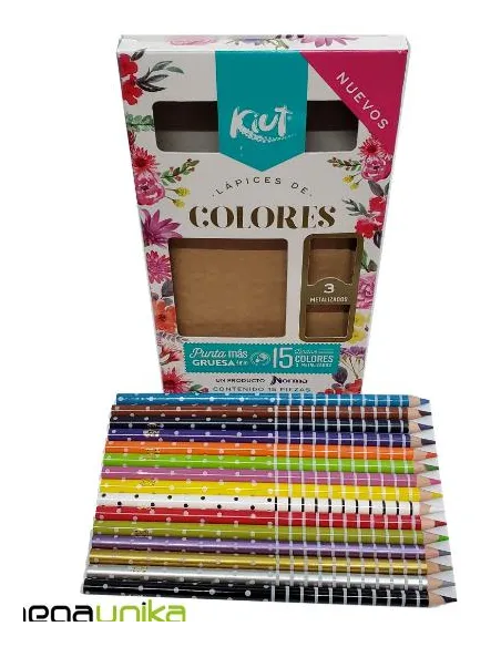 LAPIZ COLOR NORMA KIUT X 15 [552170] 557238
