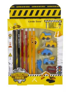 LAPICES LITTLE TREE CONSTRUCCION HB C/BORRADOR SACAPUNTA REGLA GP8021-E