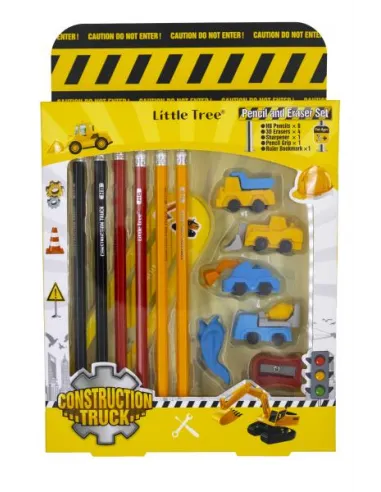 LAPICES LITTLE TREE CONSTRUCCION HB C/BORRADOR SACAPUNTA REGLA GP8021-E