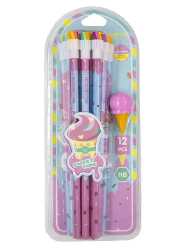 LAPICES LITTLE TREE ICE CREAM HB C/BORRADOR MC121206-E