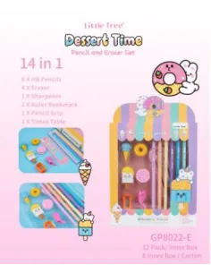 LAPICES LITTLE TREE DULCES C/BORRADOR SACAPUNTA REGLA GP8022-E
