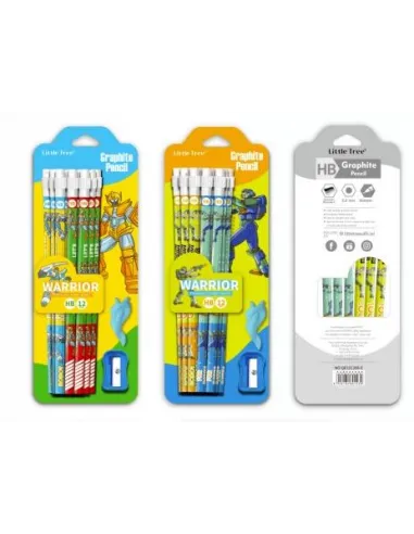 LAPICES LITTLE TREE WARRIOR C/BORRADOR SACAPUNTA MC121208-E