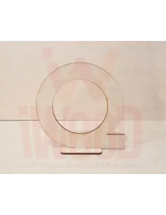 LETRA MADERA S/PINTAR 15X15X0.3CM MODELO LETRA Q