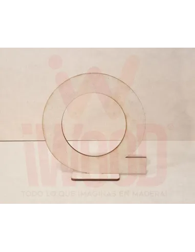 LETRA MADERA S/PINTAR 15X15X0.3CM MODELO LETRA Q