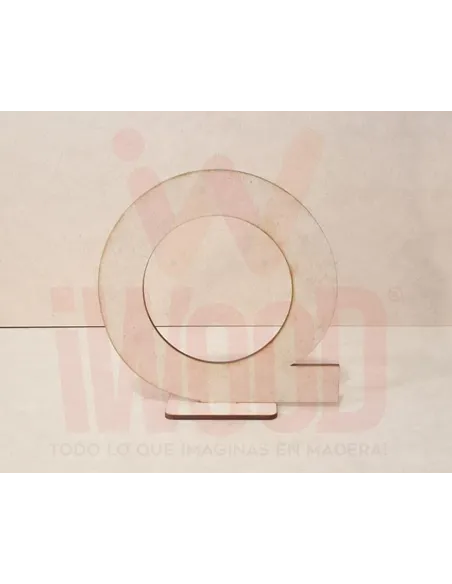 LETRA MADERA S/PINTAR 15X15X0.3CM MODELO LETRA Q