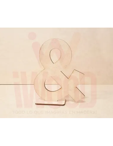 LETRA MADERA S/PINTAR 15X15X0.3CM MODELO LETRA Y