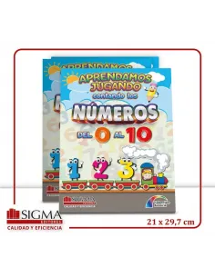 LIBRO SIGMA APRENDAMOS NUMEROS 0-10