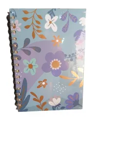 LIBRETA ARTESCO ANILLADA PETALOS C/LIGA