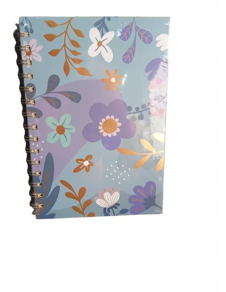 LIBRETA ARTESCO ANILLADA PETALOS C/LIGA