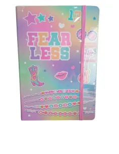 LIBRETA ARTESCO GLITTER FEARLESS C/LIGA