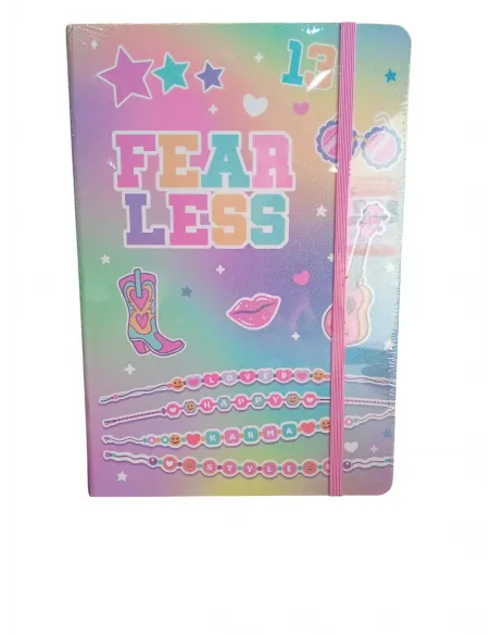 LIBRETA ARTESCO GLITTER FEARLESS C/LIGA