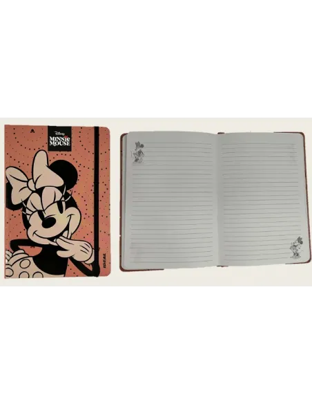 LIBRETA IDEAL PASTA DURA MINNIE 80HJS LINEAS