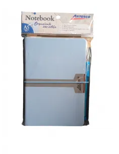 LIBRETA ARTESCO NB PASTEL CELESTE 96H 80GR  LAPICERO