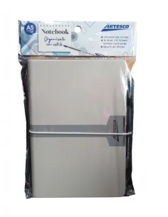 LIBRETA ARTESCO NB PASTEL GRIS 96H 80GR  LAPICERO