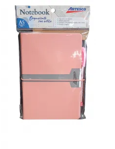 LIBRETA ARTESCO NB PASTEL NUDE 96H 80GR  LAPICERO