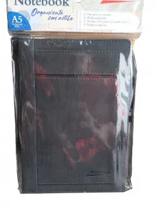 LIBRETA ARTESCO NB WALLET NEGRO 96H 80GR  LAPICERO