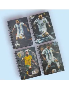 LIBRETA RA MESSI PASTA DURA CD 10X14CM